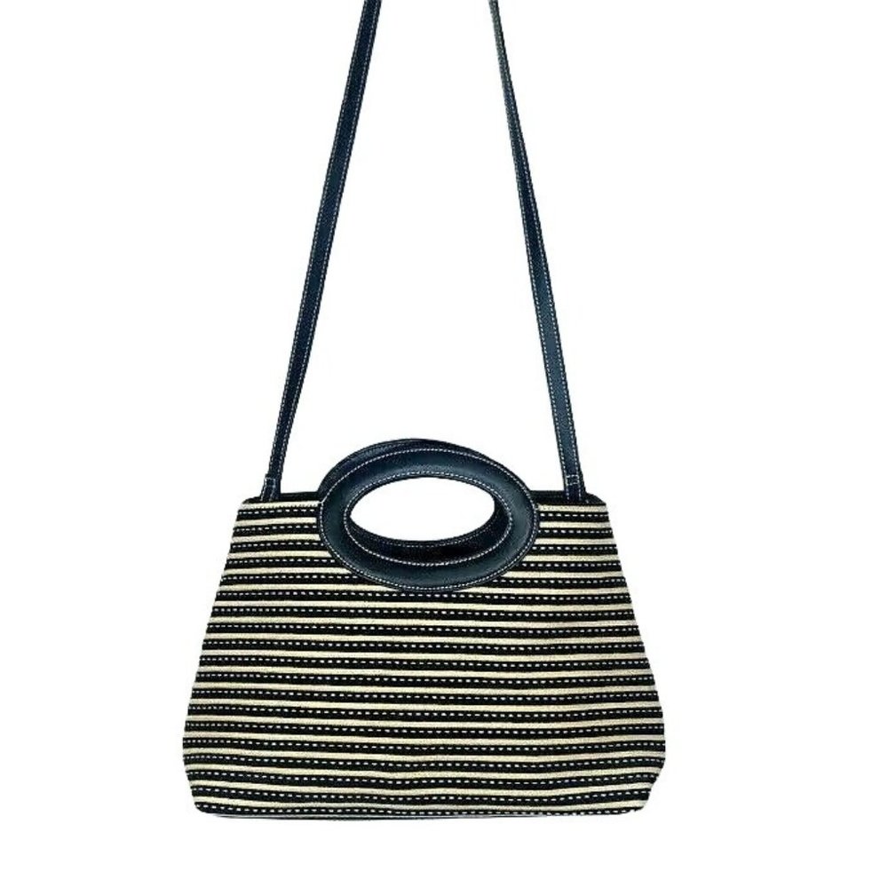 Liz Claiborne Natural Fiber Hobo Bag Purse Cross Body